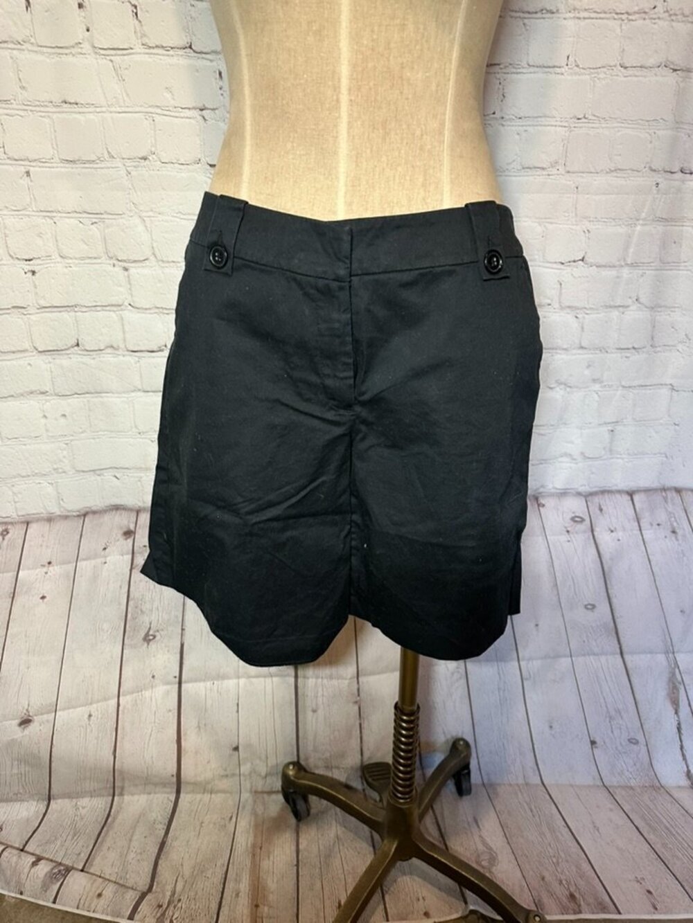 H&M Black Chino Shorts Vintage 2000s y2k style